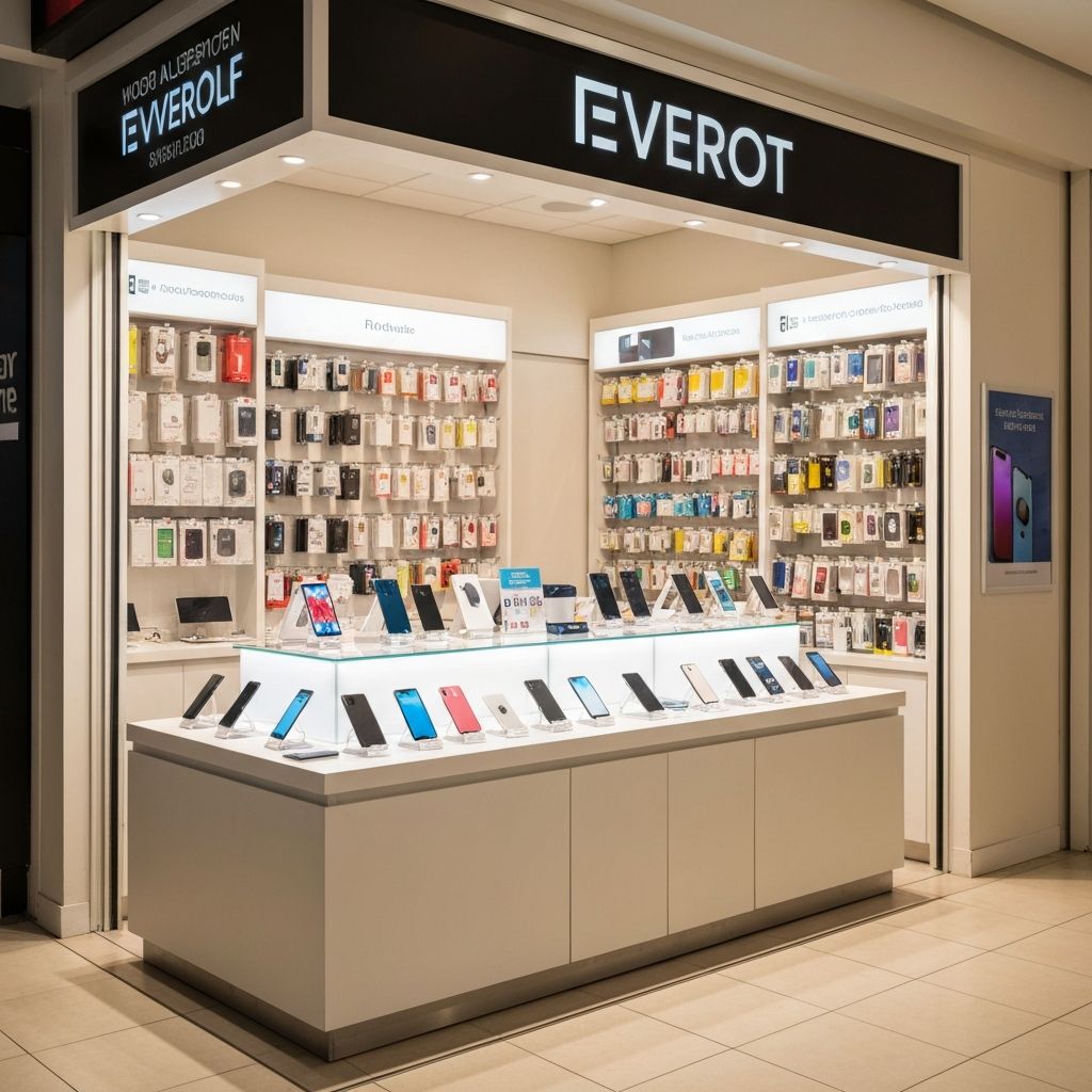 Phone Tec Merryland repair kiosk at Stockland Merrylands shopping centre